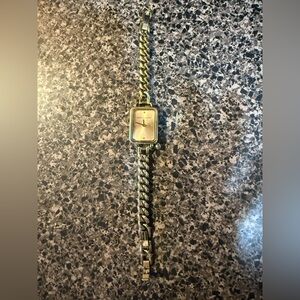 BGBGMaxAzria Gold Chain Link Watch